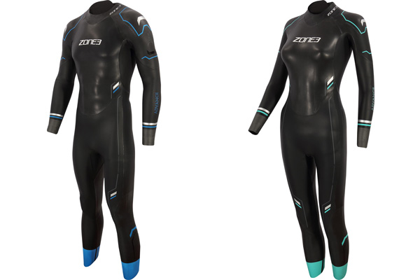 mens and womens swimming wetsuits